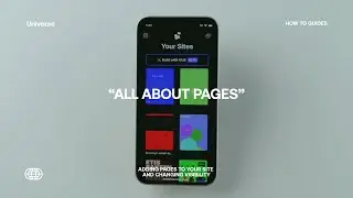 All About Pages // BASICS OF BUILDING