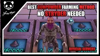 2023 Best Gunpowder Farming Method - No Stryder Needed | ARK: Survival Evolved