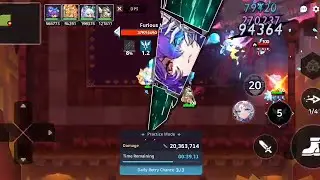 Guardian Tales - Water Ranged vs Minotaur Lv100 (Guild Raid)