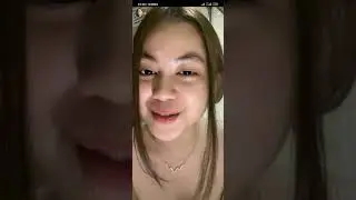 live tiktok cewek cantik baju coklat
