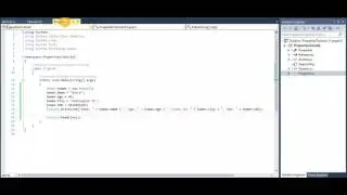 C# - Tutorial - Properties and Constructor