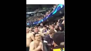 Dinamo Zagreb ultras fighting Man City fans!!!