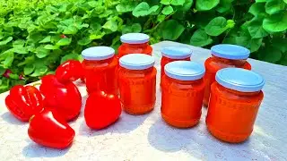 🌶️Ən Asan | Ən Dadlı |Qırmızı Biber Tomatının Hazırlanması |  Qırmızı Biber tomatı resepti🌶️