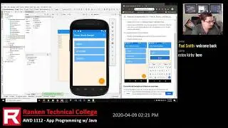 Room Database LIVE Example Part1 - Android Lesson 10.1 - AWD 1112 Spring 2020