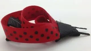 How To Make A Ladybug Ribbon Hair Clippie
