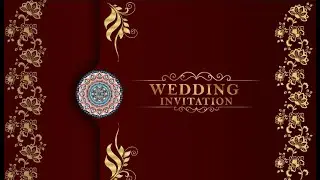 Wedding Invitation Video | wedding invitation | save the date wedding invitation | Fill & Blank