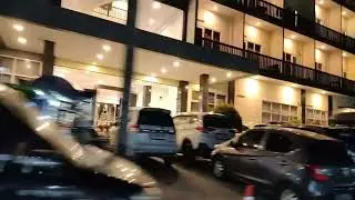 🔴Suasana MALAM Jalan Pramuka Pantai Barat Pangandaran - Hotel Murah 0813-1206-0518