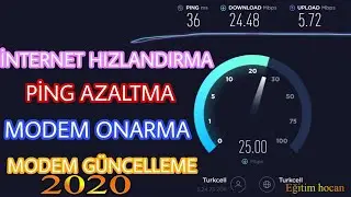 İNTERNET HIZLANDIRMA 2020 & PİNG DÜŞÜRME (en etkili yöntem)