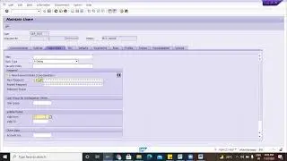 SAP Training Session - 7 (English) | How to create SAP user ID ? | T-code SU01