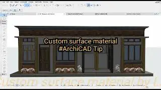 How to create custom surface material in ArchiCAD by LAJ_CAD-FORUM.