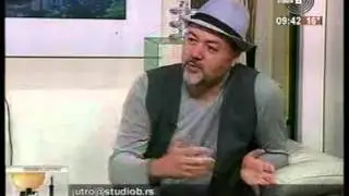 Almir Imširević u emisiji "Beograde, dobro jutro", TV Studio B - Dani Sarajeva