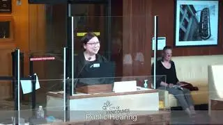 Public Hearing (reconvening from July 5, 2022) - July 21, 2022