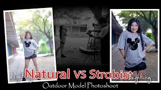 Natural vs Strobist Lighting - Outdoor Photoshoot