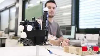 Teleoperation of a robotic hand using the muscular activity