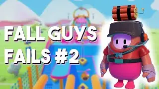 FALL GUYS FAILS #2 (WHEN YOU TRY TO PUSH SOMEONE OFF😡)