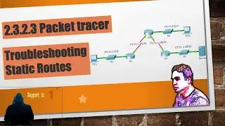 2.3.2.3 Packet Tracer – Troubleshooting Static Routes