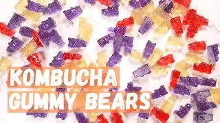 Kombucha Gummy Bears | Желатиновые мишки из комбучи