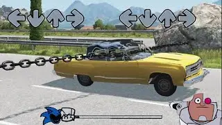 FNF Cars vs Stones – BeamNG.Drive