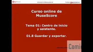 Curso de MuseScore 01 8 Guardar y exportar
