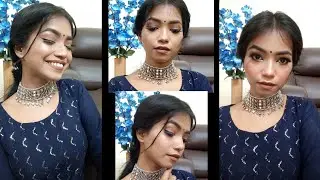 TRADITIONAL INDIAN WEDDING GUEST SIMPLE MAKEUP 💄 TUTORIAL (skincaretipsbydeepika)