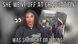 BLK GRAD SNATCHES MIC FROM ADMIN & RUINS GRADUATION 😳