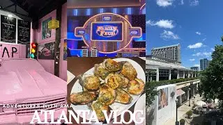 ATLANTA TRAVEL VLOG| SISTER TRIP, FAMILY FEUD TAPING, TRAP MUSIC MUSEUM & MORE | Adventures with Ama