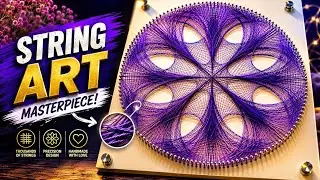String Art Table DIY tutorial for beginners step by step