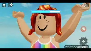 Jogando Roblox ( fácil parkour obby )