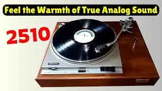Dive into the Deep Warmth of Vinyl Sound: SONY PS-2510 Turntable