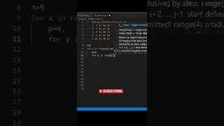 Basic Python Pattern Tutorial || Learn Programing #coding #programming #shorts #python #shortvideo