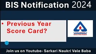 BIS Steno PA ASO SSA JSA Previous Year Cutoff Score Card #BIS_Examdate_AdmitCard #BIS_SalarySlip