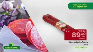 Nedeljna akcija od od 3. do 9. septembra