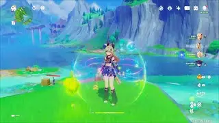 Only Kirara & Barbara can create dendro core on their own - needs perfect timing! (Genshin Impact)
