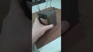 Trafo finalizado com 15+15 V