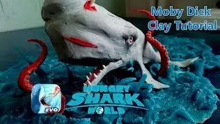 Hungry Shark world- Moby Dick clay tutorial
