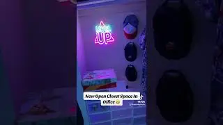 New Open Closet Added To Gaming Office #2024 #office #officetour #90s #gaming #vr #shorts #rsvlts