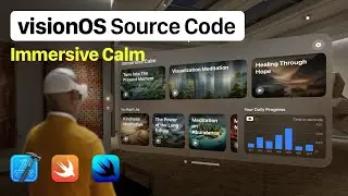Immersive Calm - Meditation using Apple Vision Pro | SwiftUI Source Code with Immersive Spaces