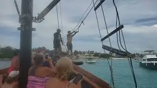 Rope Swing Double back flip in Aruba