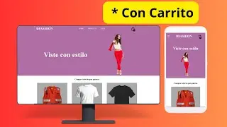 Pagina web desde cero html y css responsive | Carrito de compras desde cero