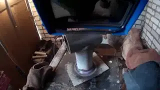 How to weld a pipe to a thin sheet