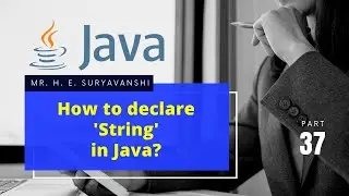 How to declare string in Java? (37) || #Java Programming