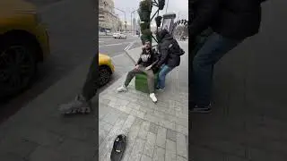 ПАША ТЕХНИК ЛИЦОМ В АСФАЛЬТ