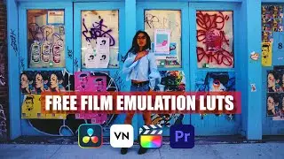 Free FILM EMULATION Luts | Free Grading Luts | How To Use Luts In Premiere Pro.