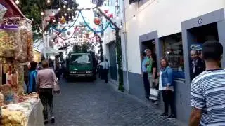 Romagem com charola na festa de S. Pedro da Ribeira Brava