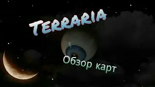 Обзор карт в terraria:large world.
