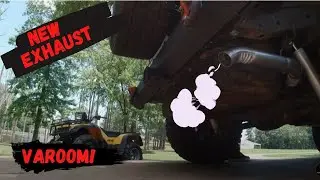 Installing a new exhaust system 97 Jeep Wrangler!