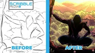 Our Comic Creative Process using Clip Studio Paint | Scribble Media Tutorials