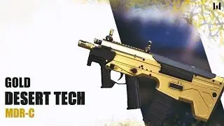 Warface Gold Desert Tech MDR-C