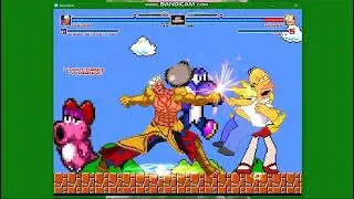 Asura and super better yoshi vs homer Simpson and panty:mugen request |mugen all stars🏍