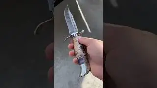 Красивый нож "Разведчик " из дамасской стали